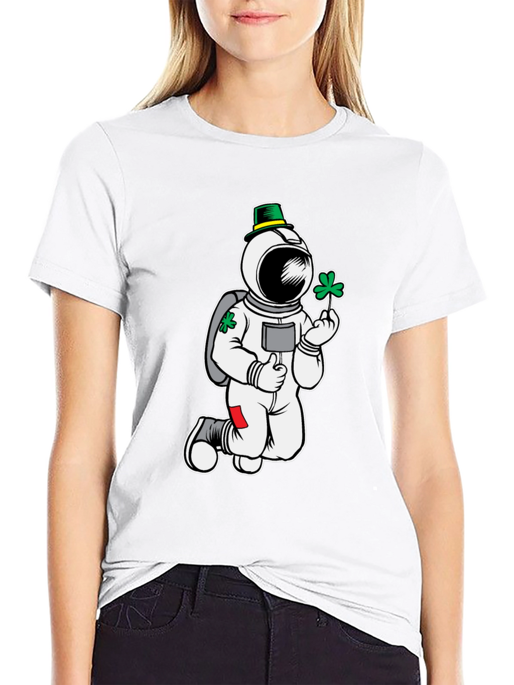 St. Patricks Day Astronaut T-Shirt