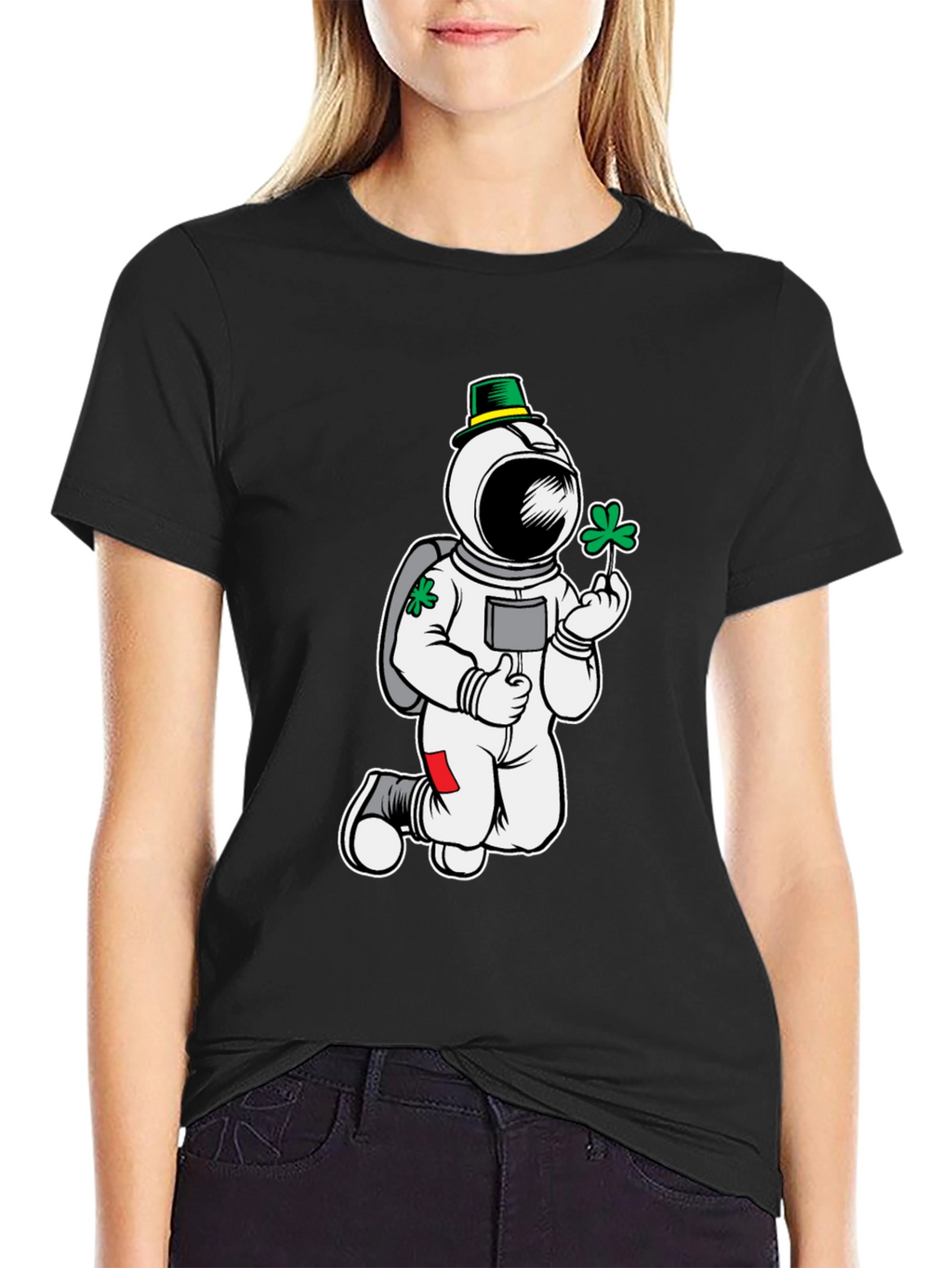 St. Patricks Day Astronaut T-Shirt