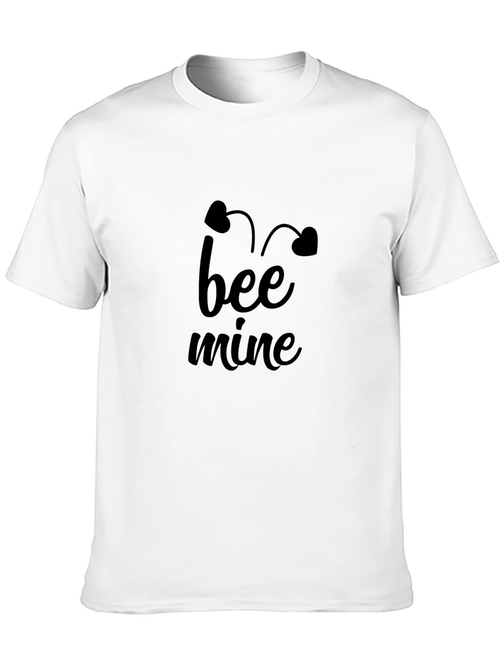 Bee Mine Graphic Tee - Black Casual T-Shirt