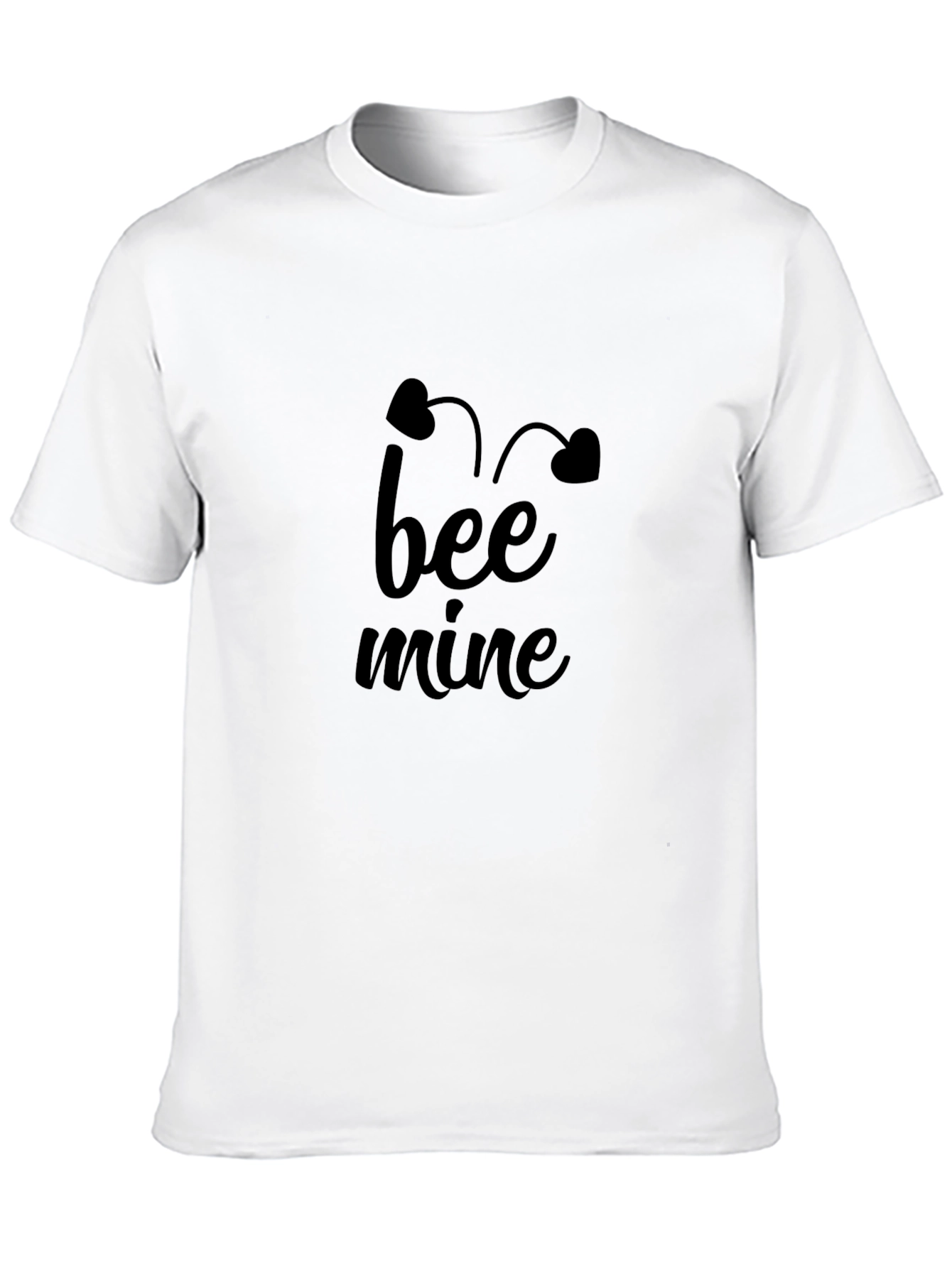 Bee Mine Graphic Tee - Black Casual T-Shirt