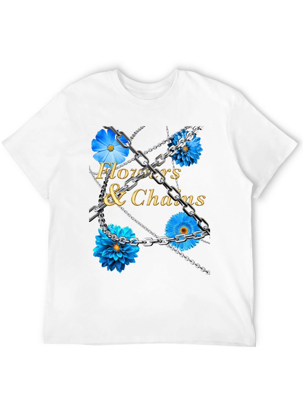 Flowers & Chains Graphic T-Shirt