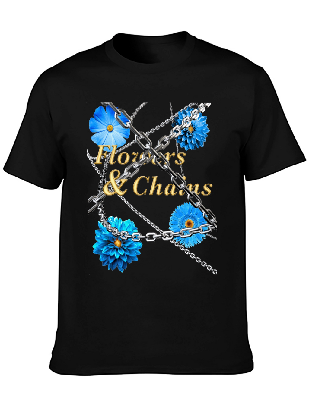 Flowers & Chains Graphic T-Shirt