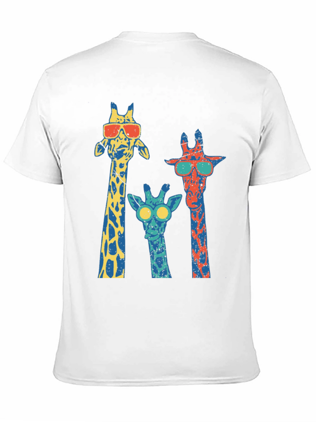Cool Giraffe Crew Neck T-Shirt