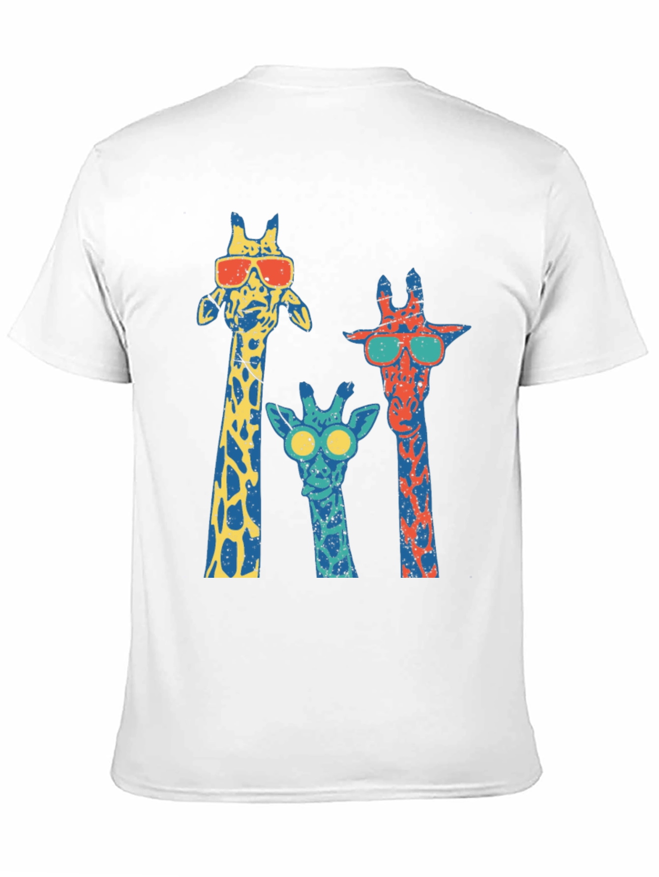 Cool Giraffe Crew Neck T-Shirt
