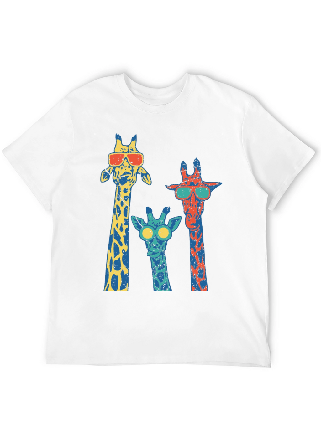 Cool Giraffe Crew Neck T-Shirt