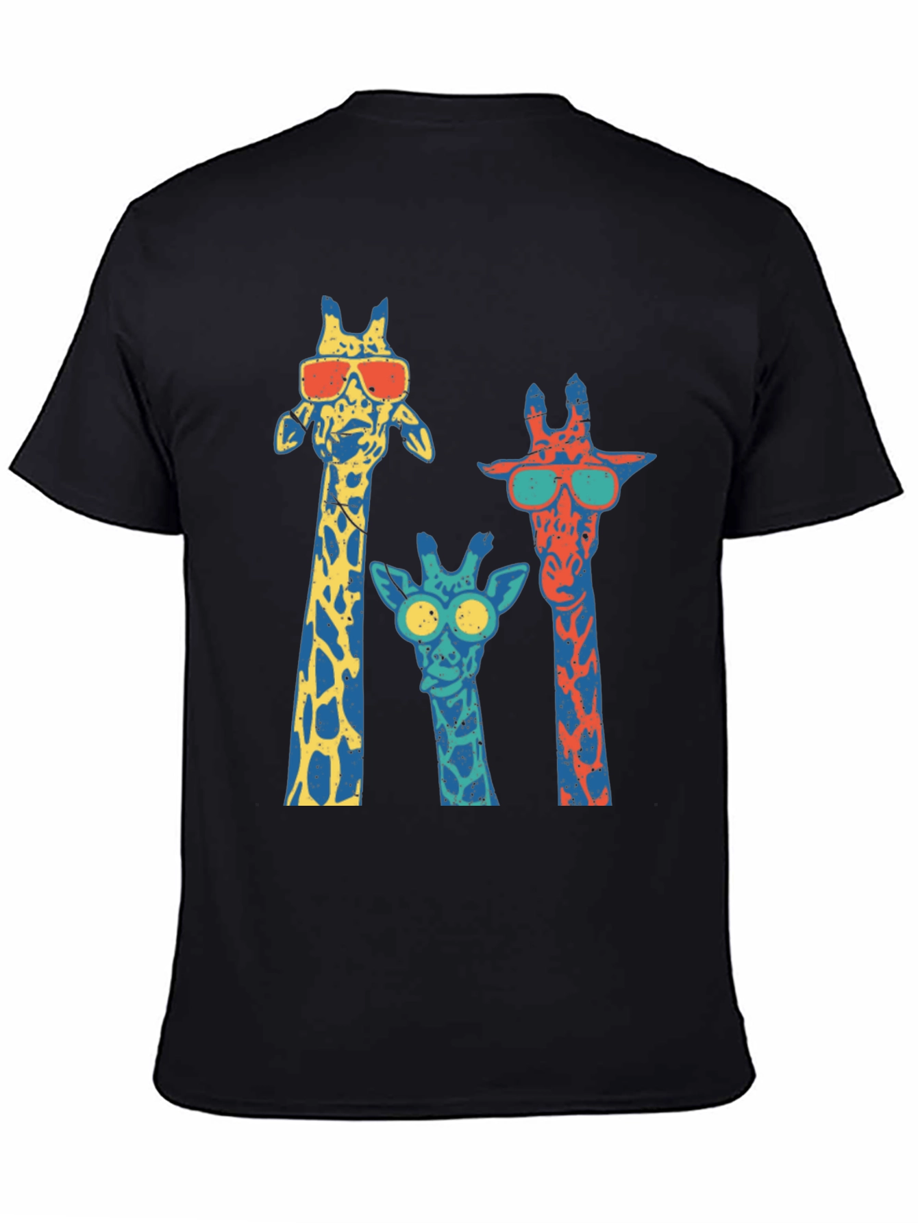 Cool Giraffe Crew Neck T-Shirt