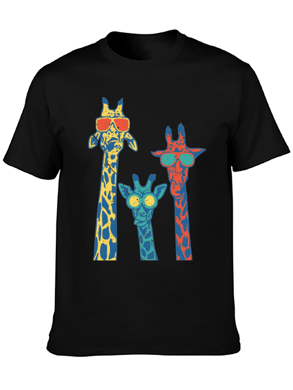 Cool Giraffe Crew Neck T-Shirt