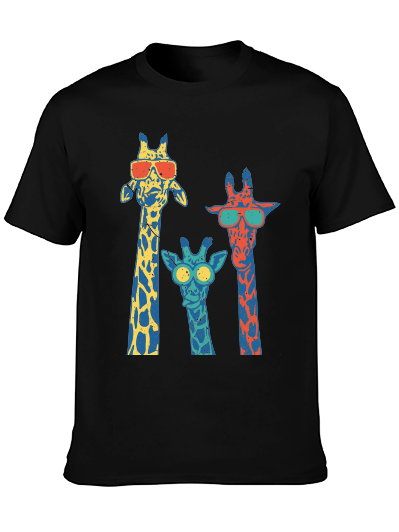 Cool Giraffe Crew Neck T-Shirt