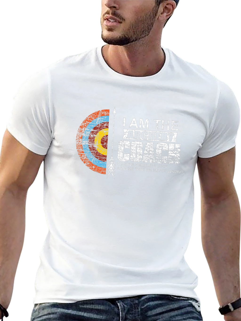 Archery Coach T-Shirt: Funny Gift for Archery Coaches