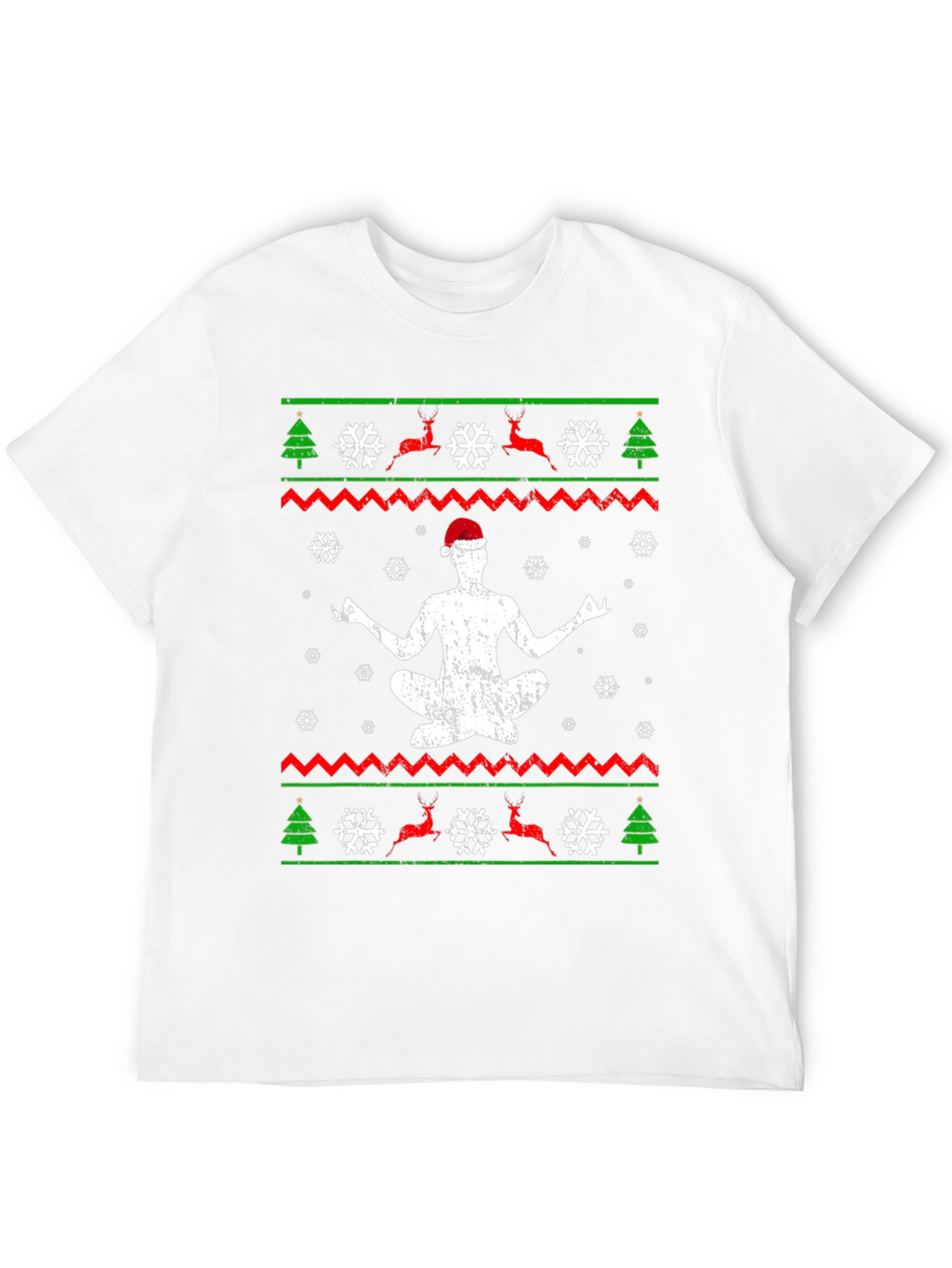 Yoga Christmas T-Shirt - Mens Holiday Gift Tee