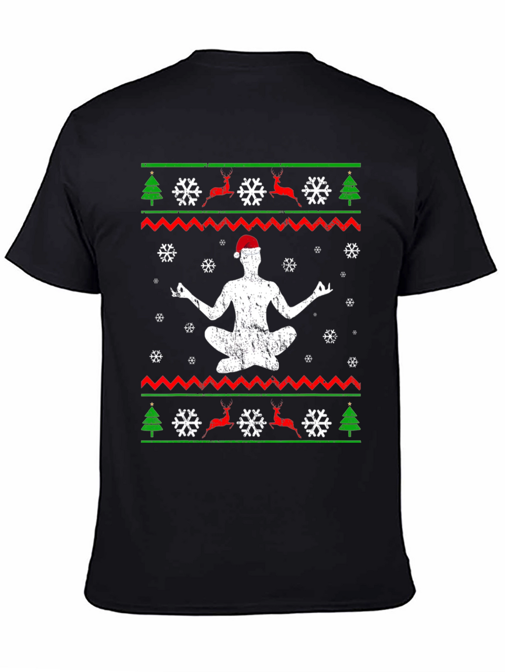 Yoga Christmas T-Shirt - Mens Holiday Gift Tee