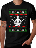Yoga Christmas T-Shirt - Mens Holiday Gift Tee