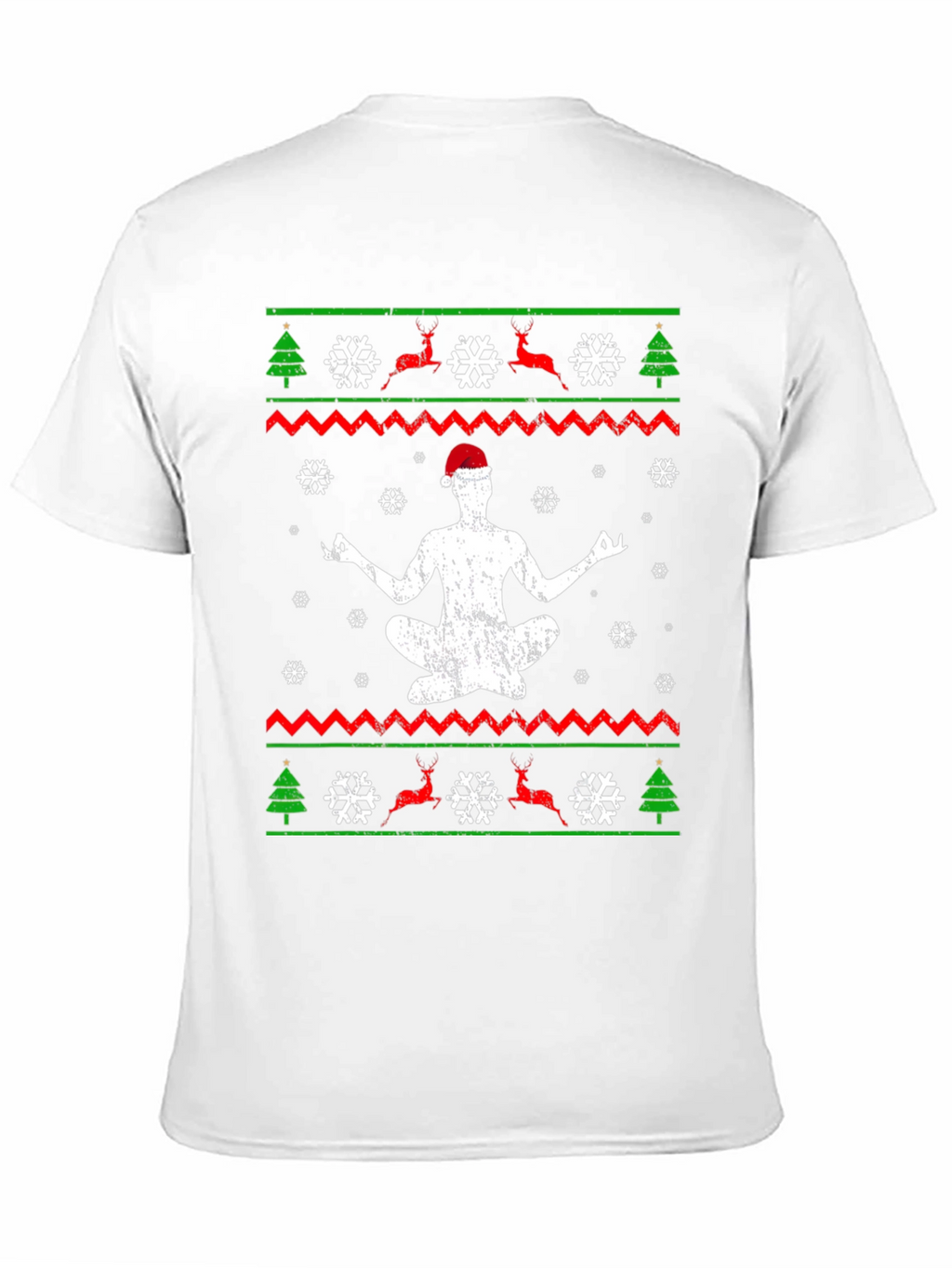 Yoga Christmas T-Shirt - Mens Holiday Gift Tee