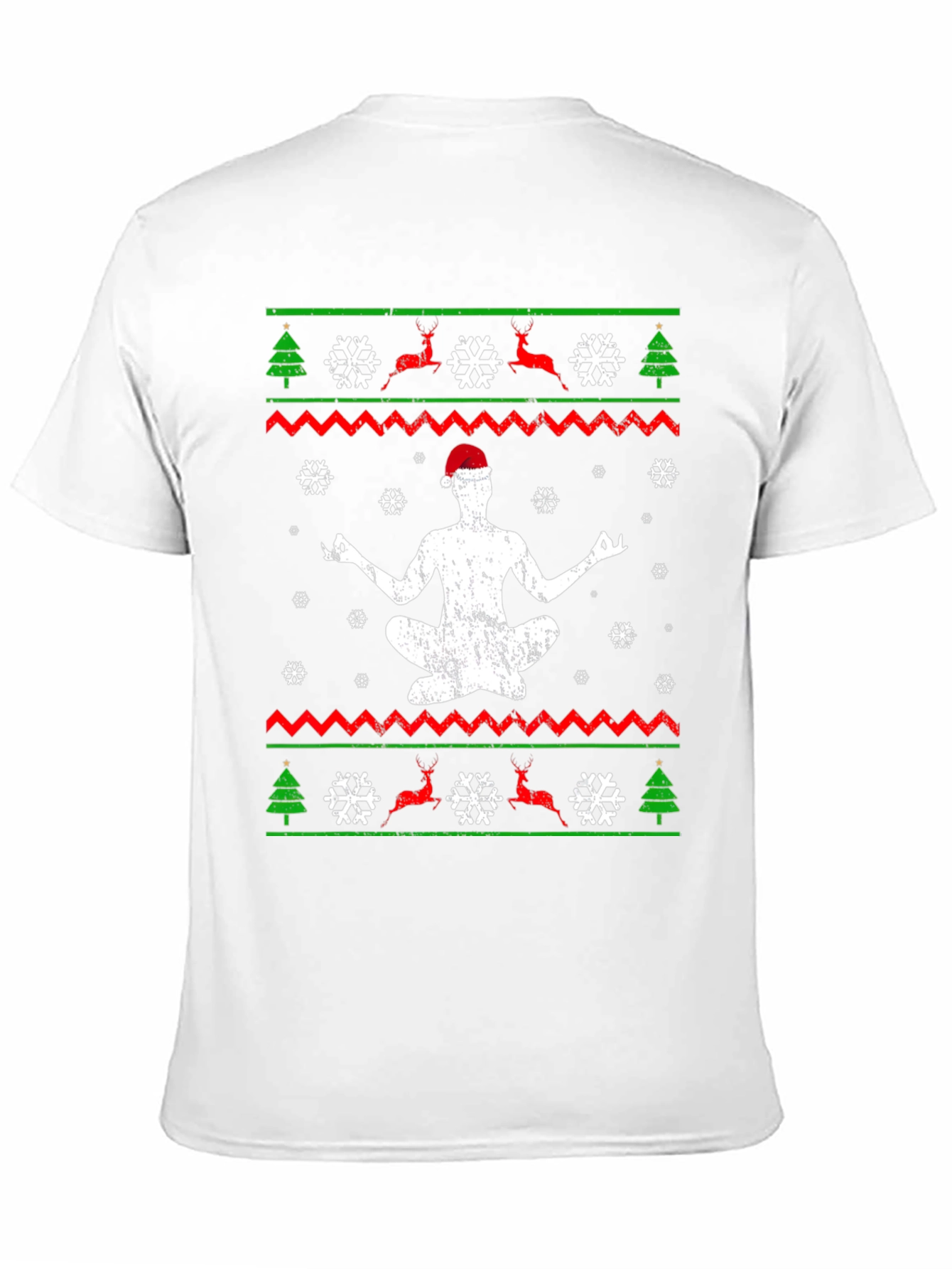 Yoga Christmas T-Shirt - Mens Holiday Gift Tee