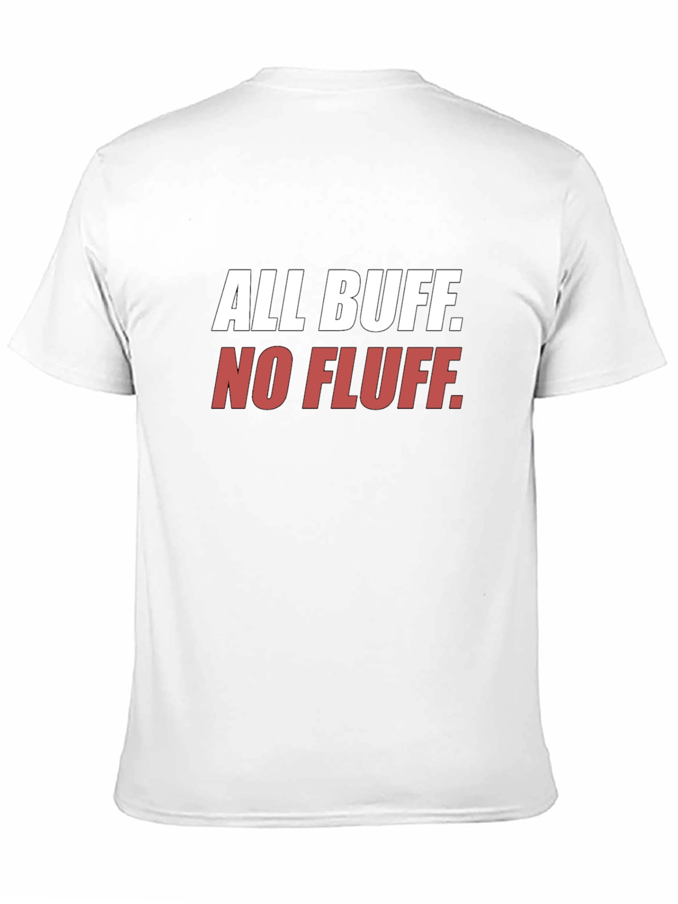 All Buff No Fluff Black T-Shirt