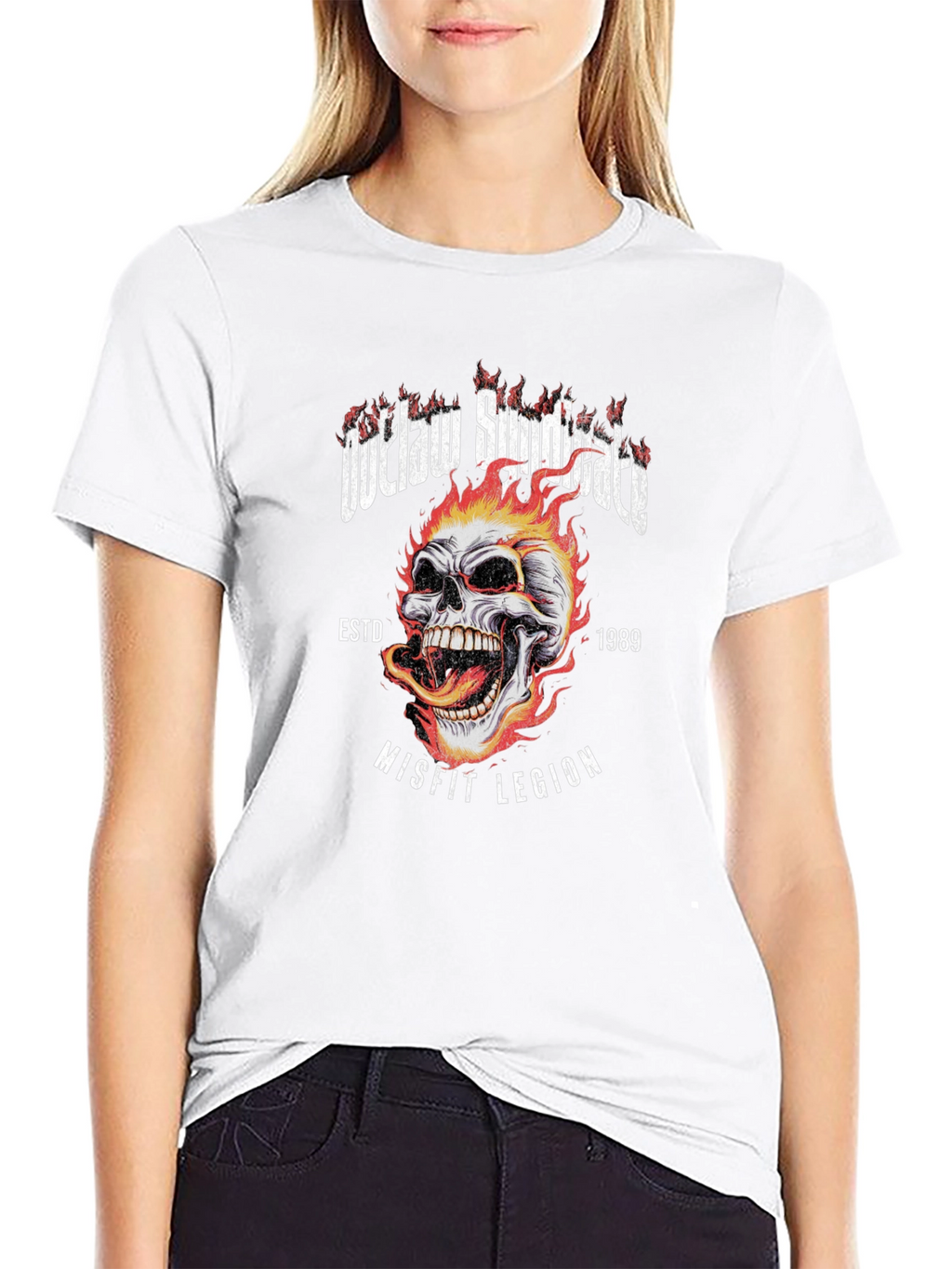 Outlaw Syndicate Graphic T-Shirt - Misfit Legion Skull