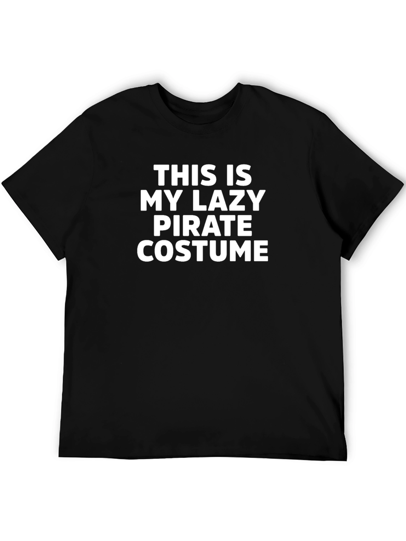 Funny Lazy Pirate Costume T-Shirt