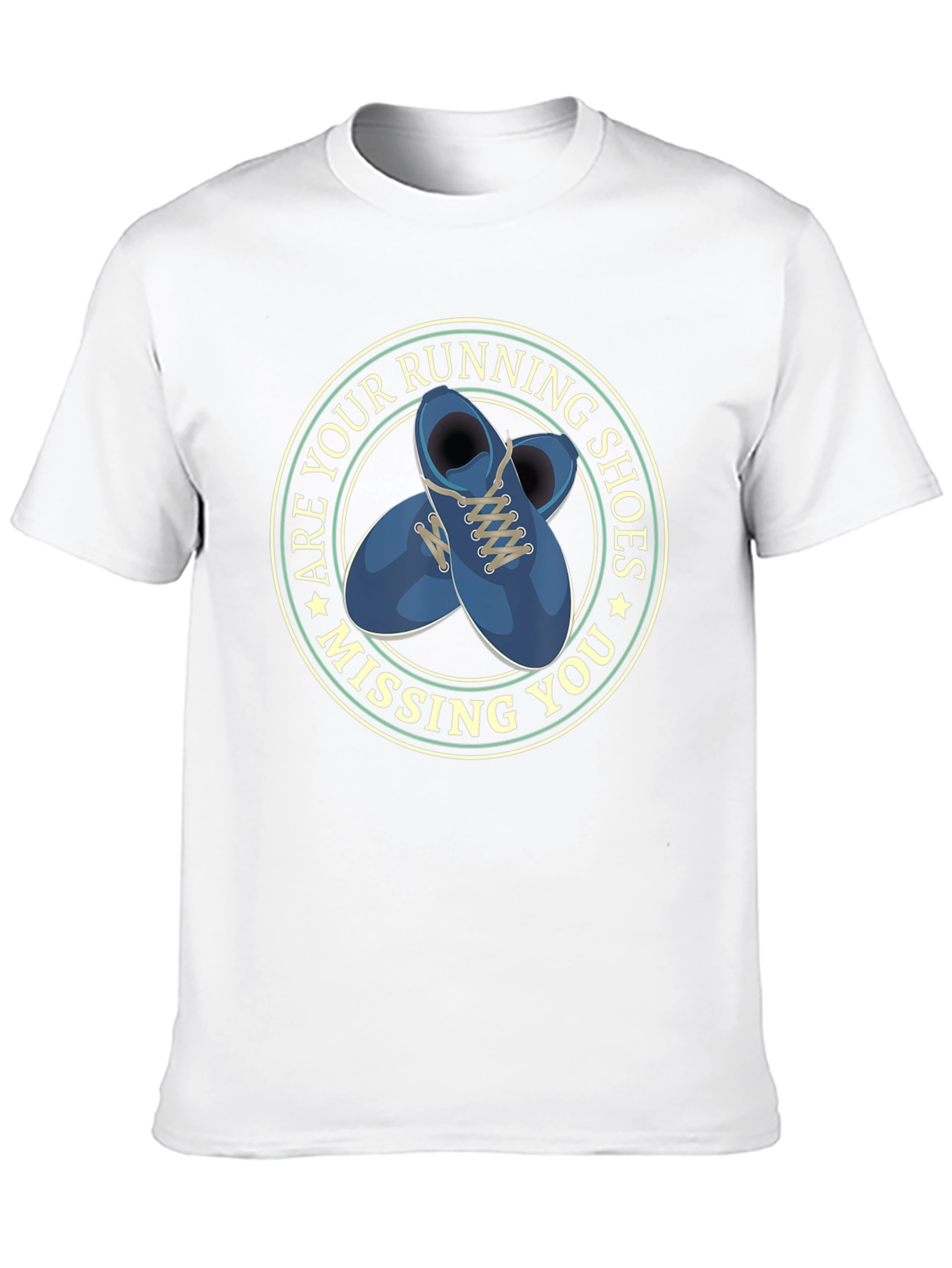 Running Shoes Missing You Black T-Shirt