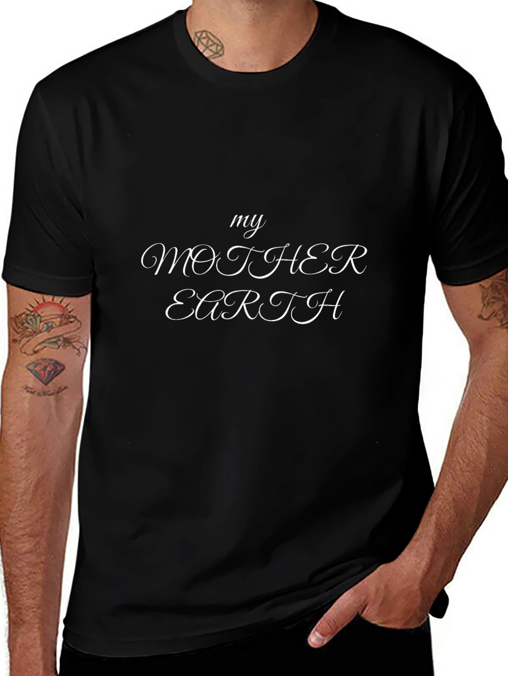 My Mother Earth Black T-Shirt