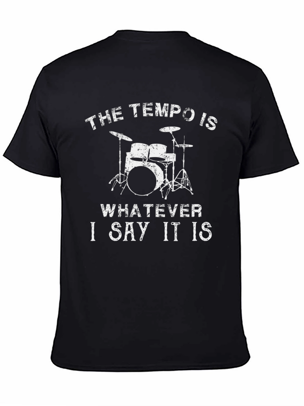 Tempo Drummer T-Shirt: Funny Band Tee