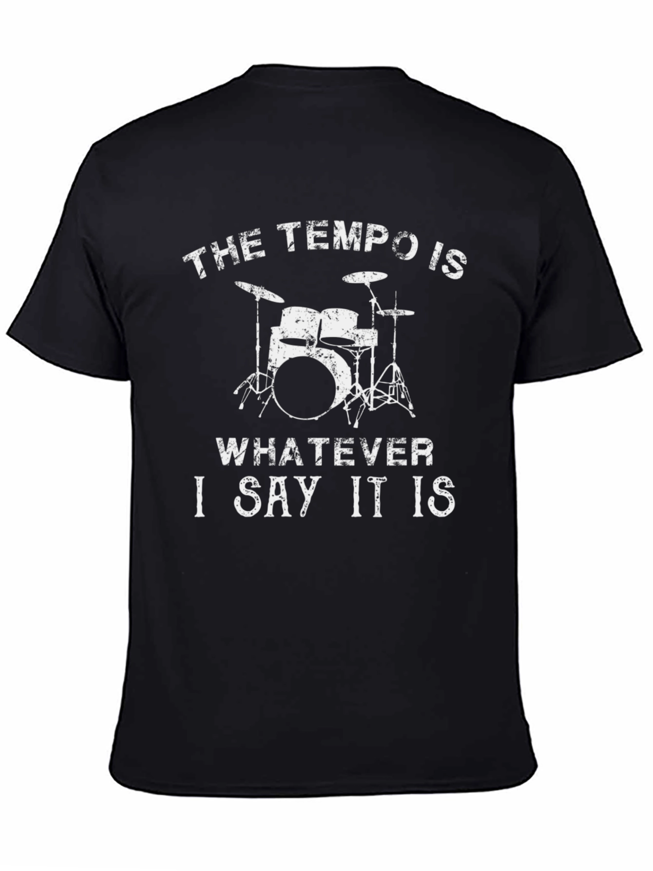 Tempo Drummer T-Shirt: Funny Band Tee
