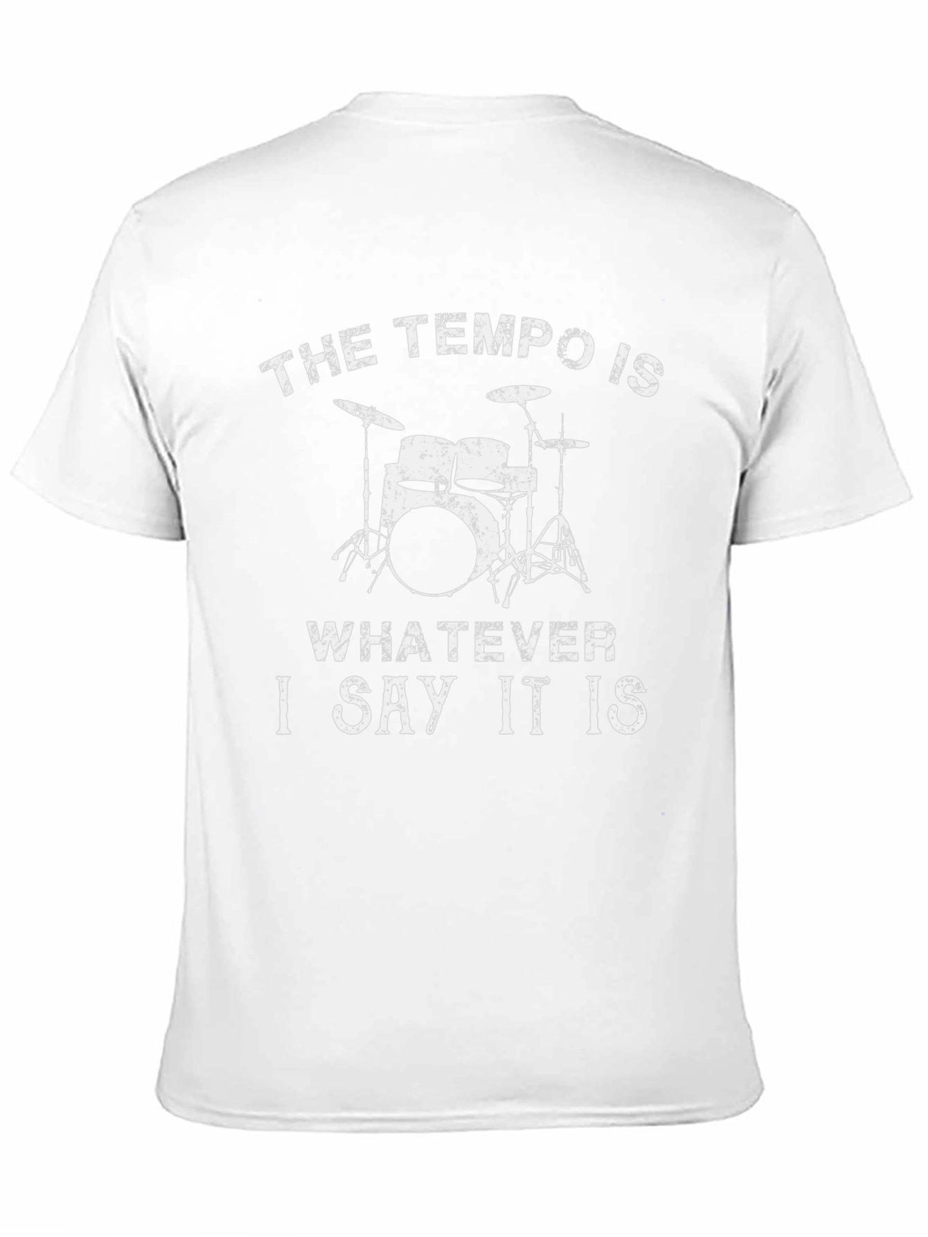 Tempo Drummer T-Shirt: Funny Band Tee