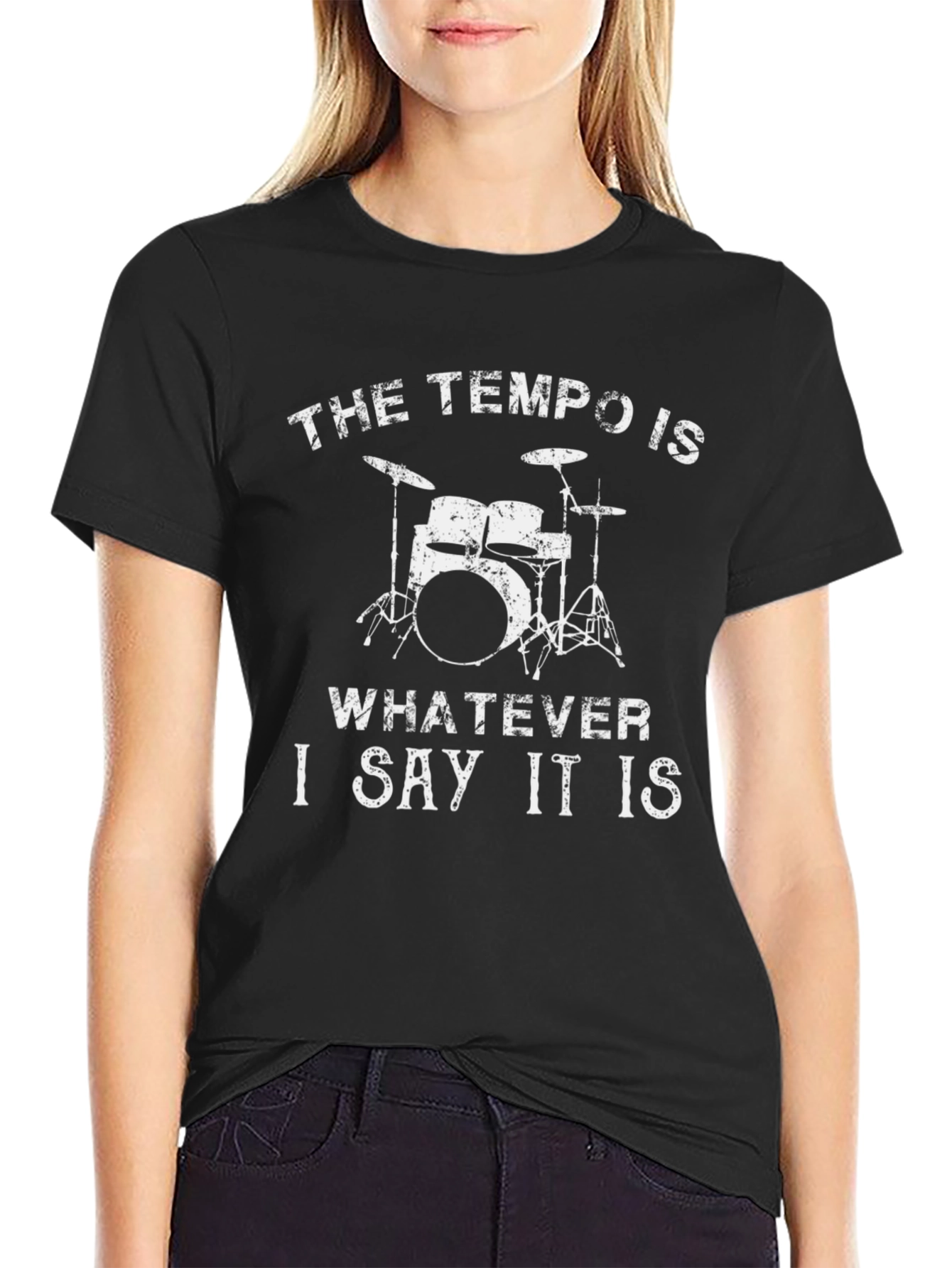 Tempo Drummer T-Shirt: Funny Band Tee