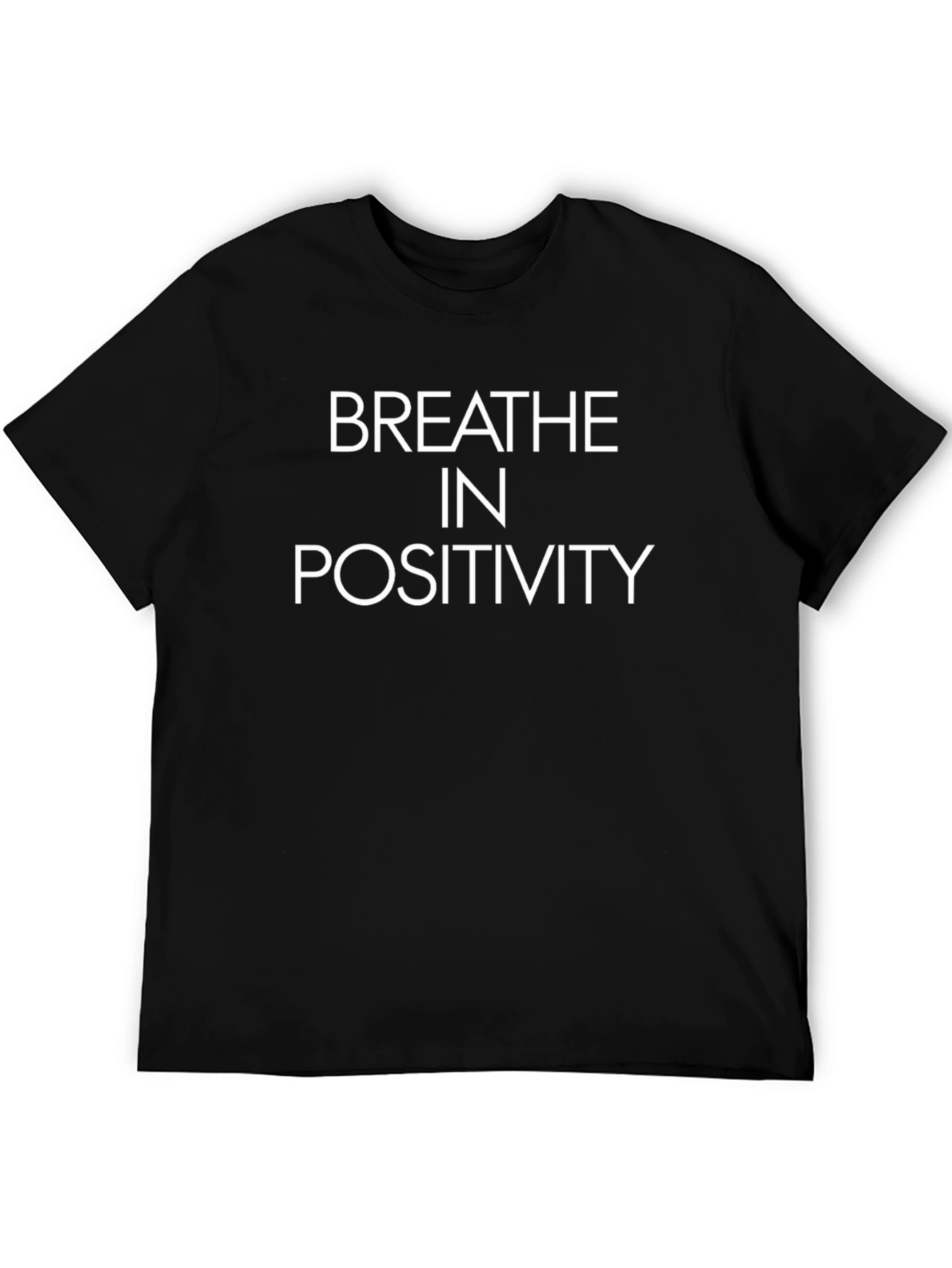 Breathe in Positivity T-Shirt - Black