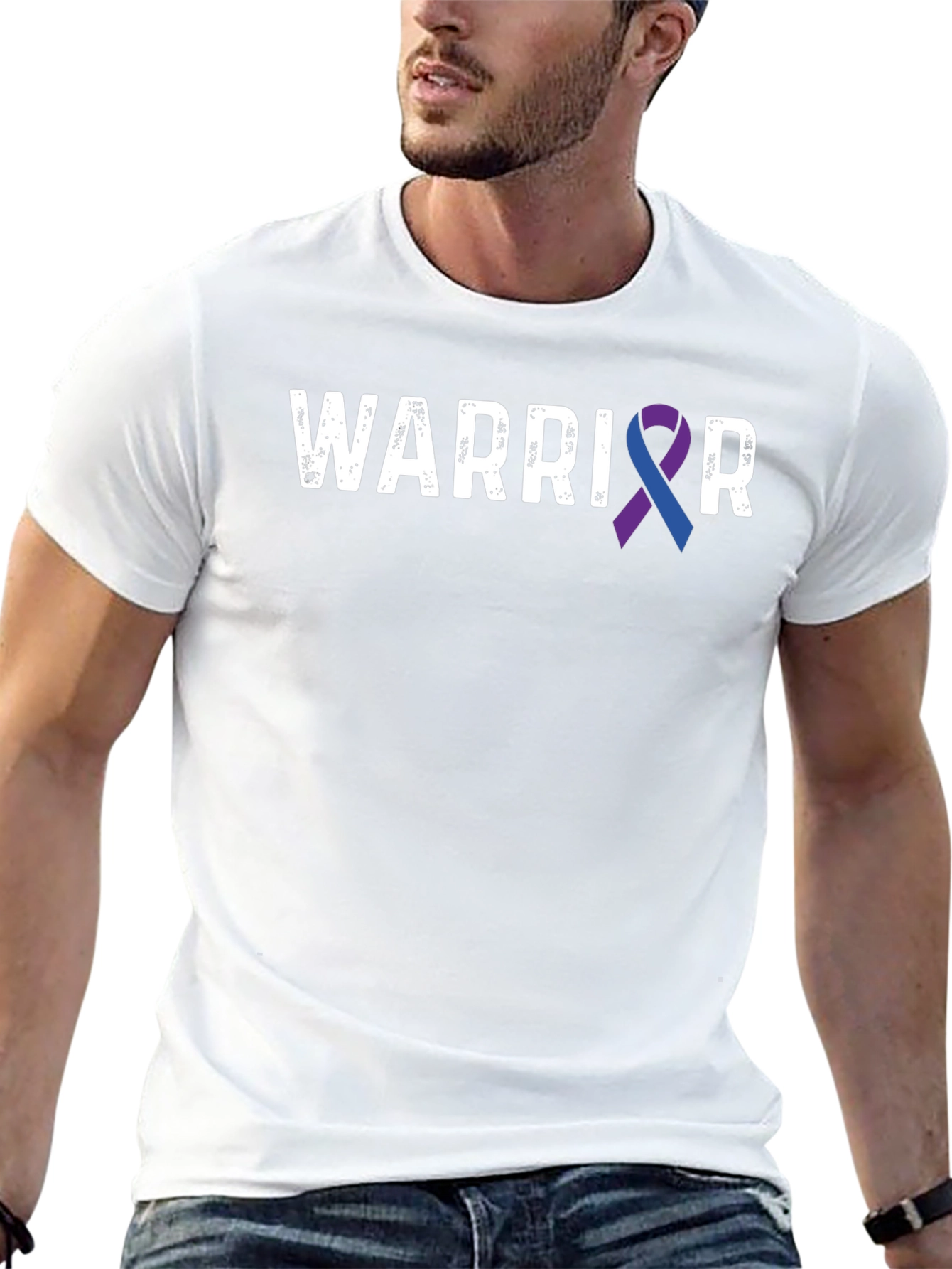 Warrior Awareness Ribbon Graphic Tee