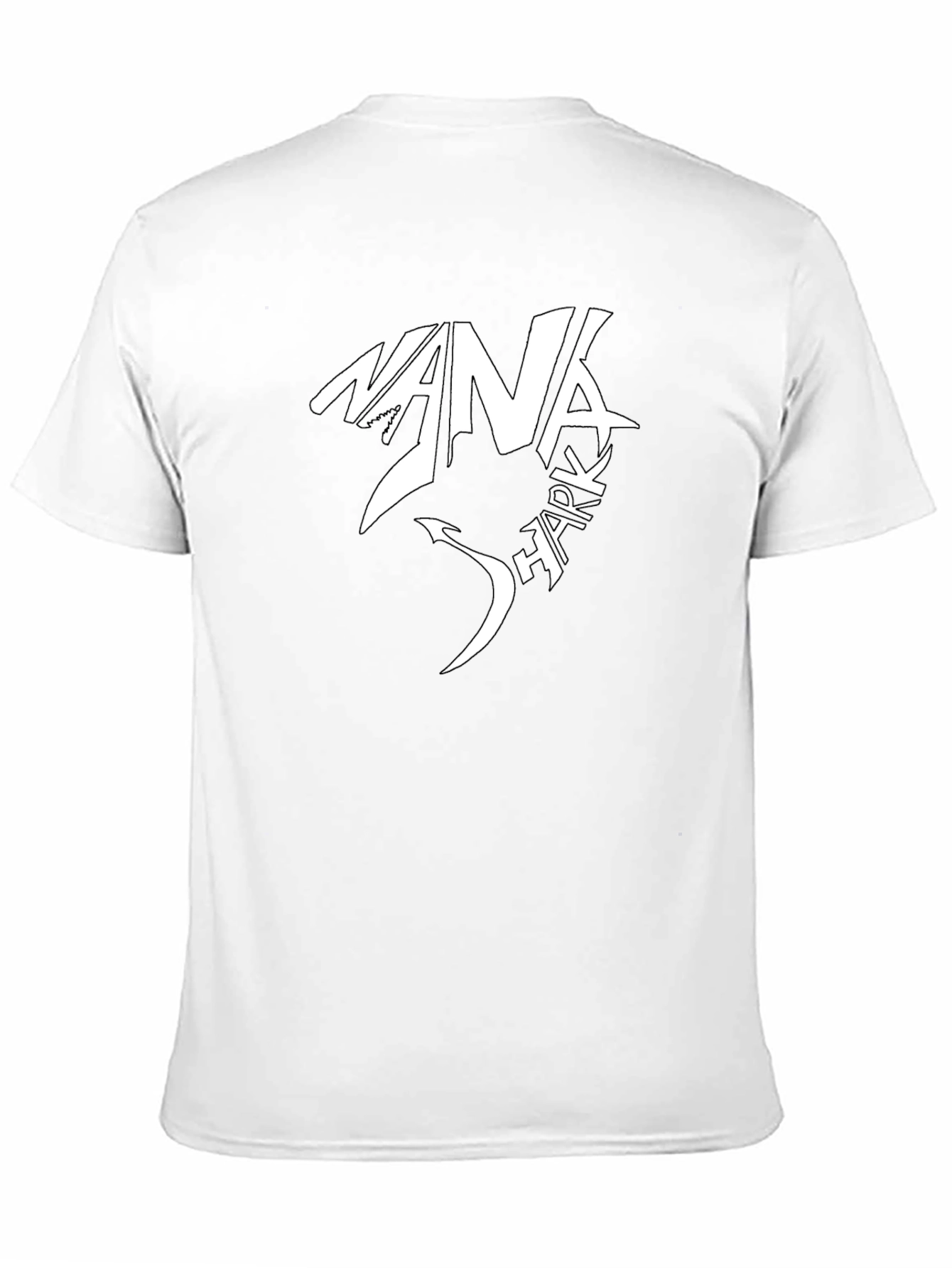 Nana Shark T-Shirt - Novelty Graphic Tee