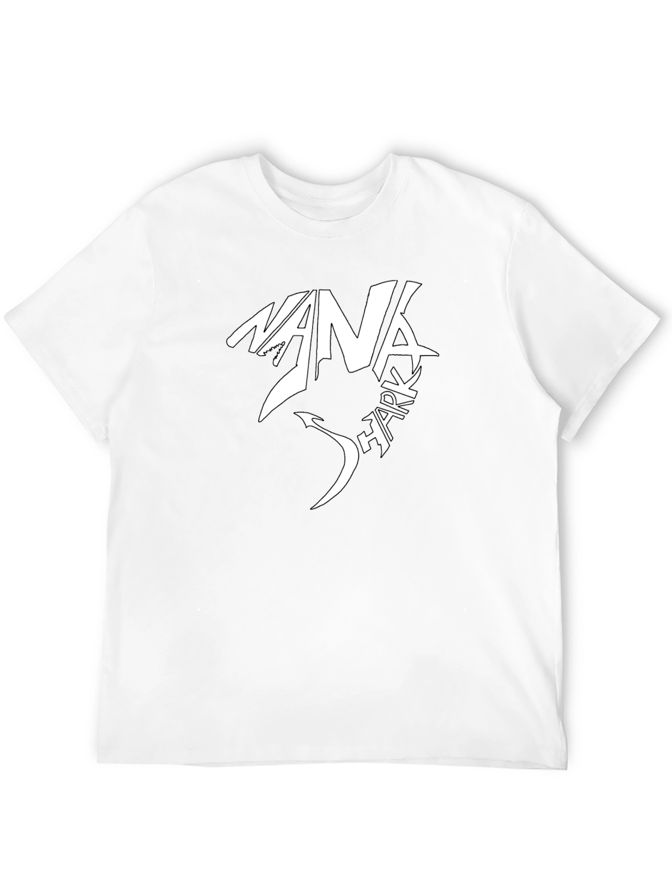Nana Shark T-Shirt - Novelty Graphic Tee