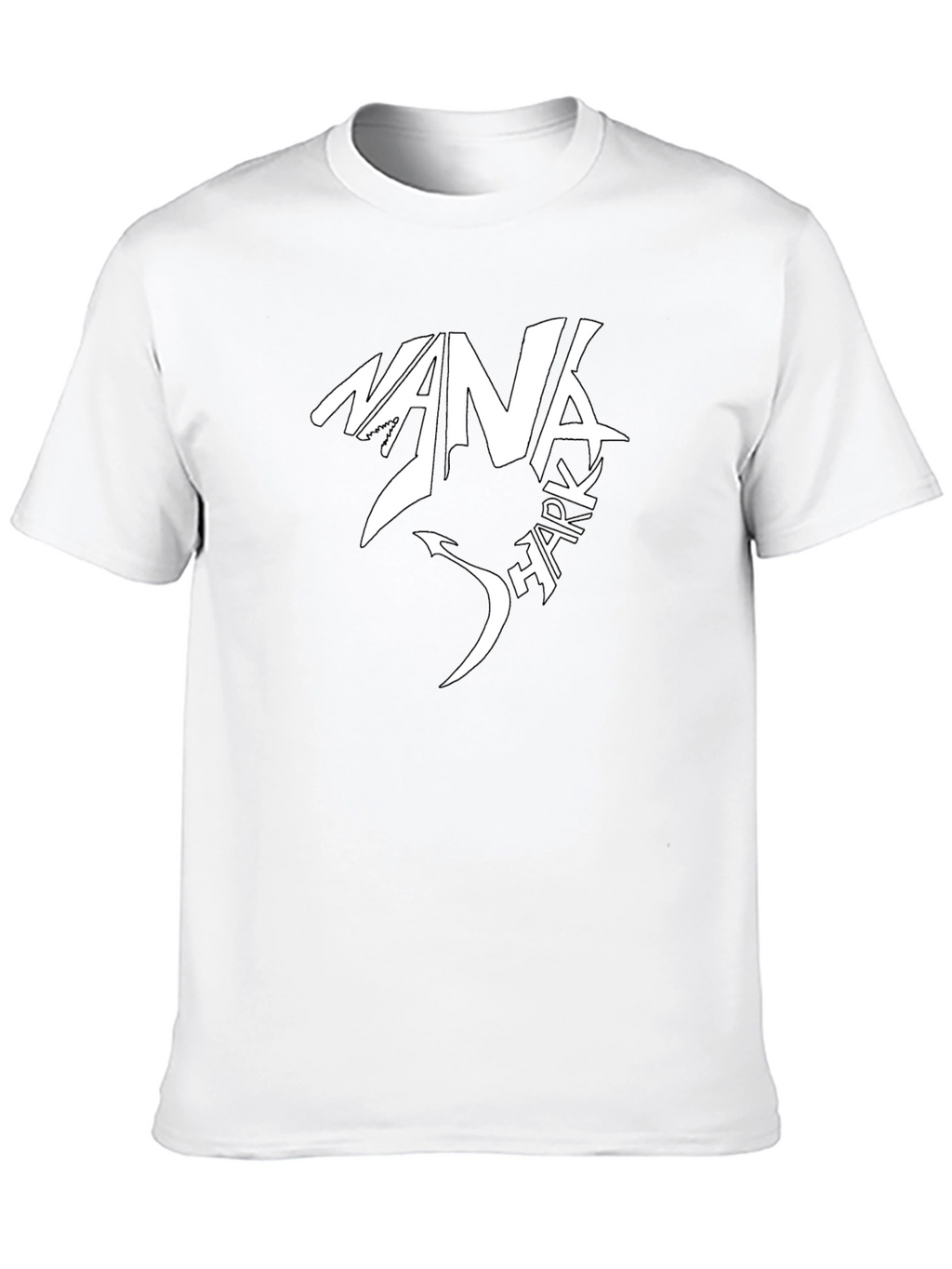 Nana Shark T-Shirt - Novelty Graphic Tee