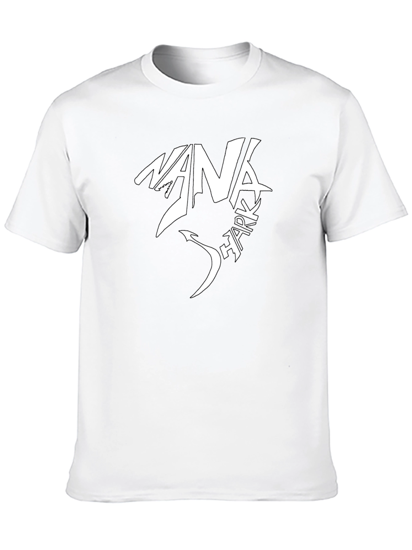 Nana Shark T-Shirt - Novelty Graphic Tee