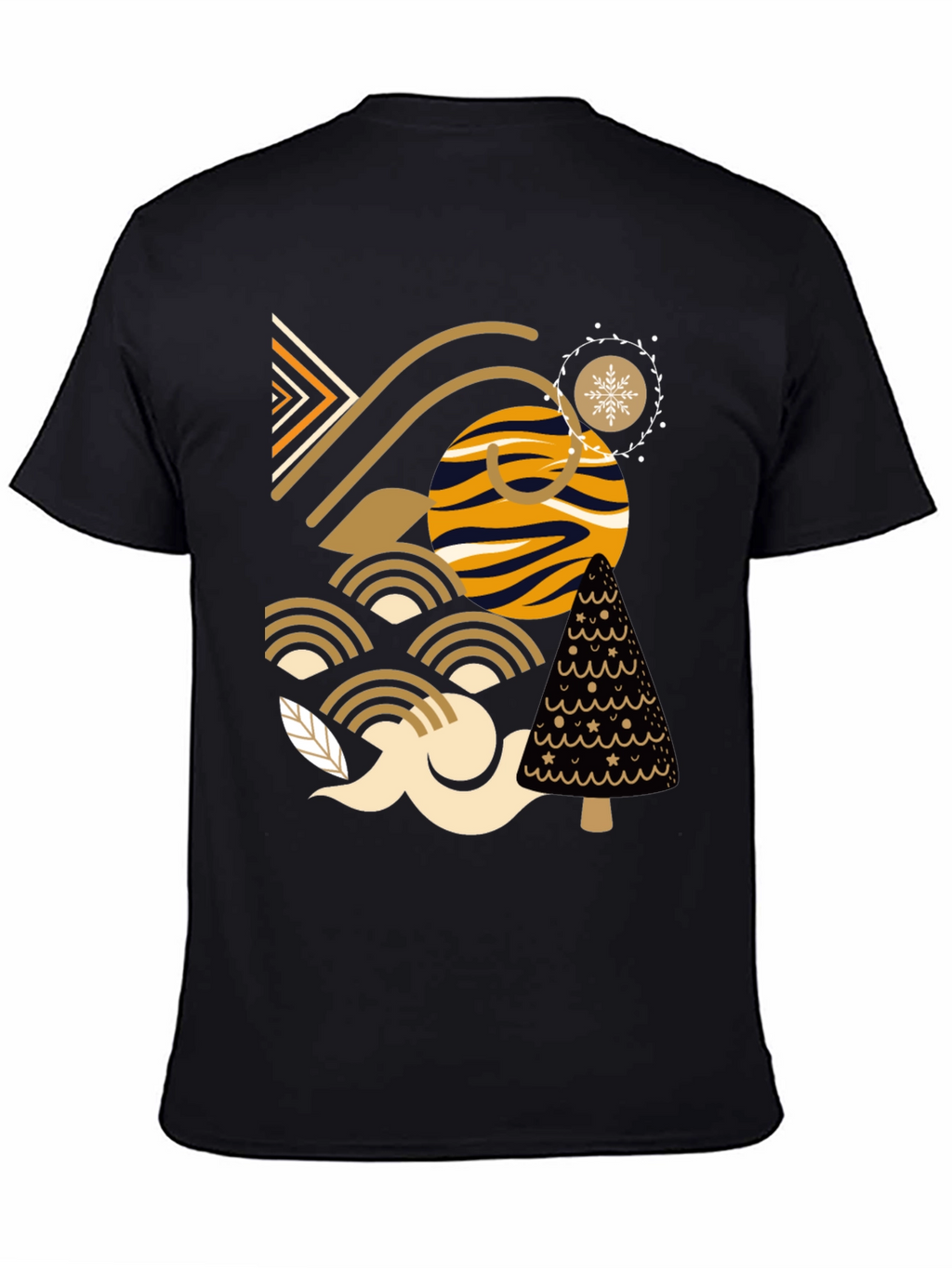 Abstract Geometric Patterned Tee