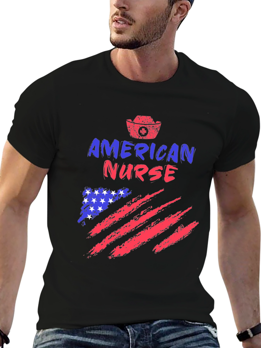 American Nurse Patriotic T-Shirt