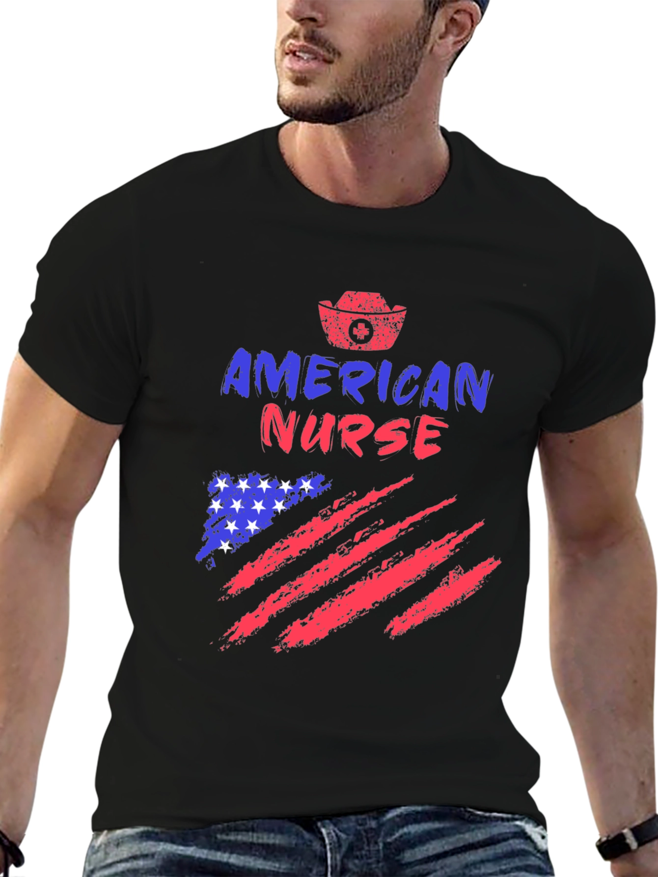 American Nurse Patriotic T-Shirt