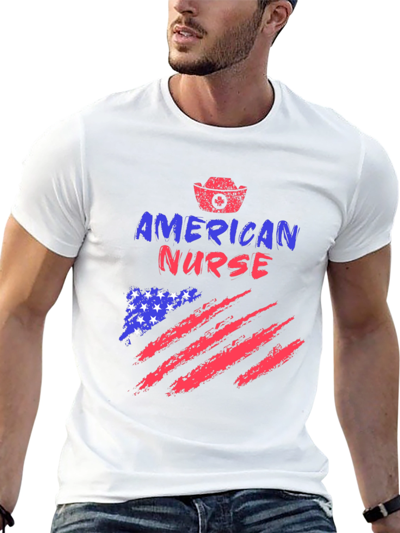 American Nurse Patriotic T-Shirt