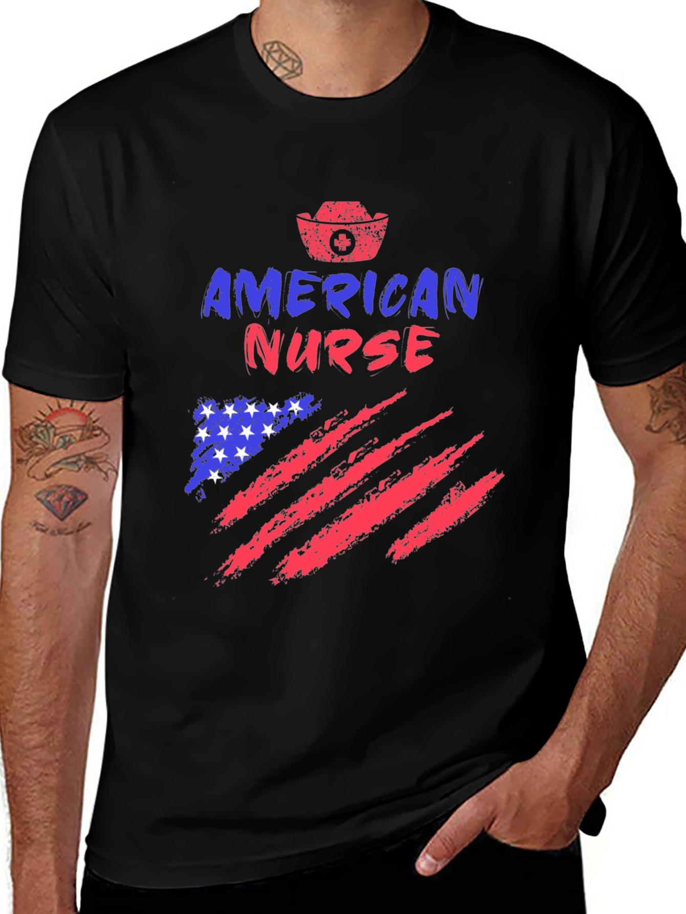 American Nurse Patriotic T-Shirt