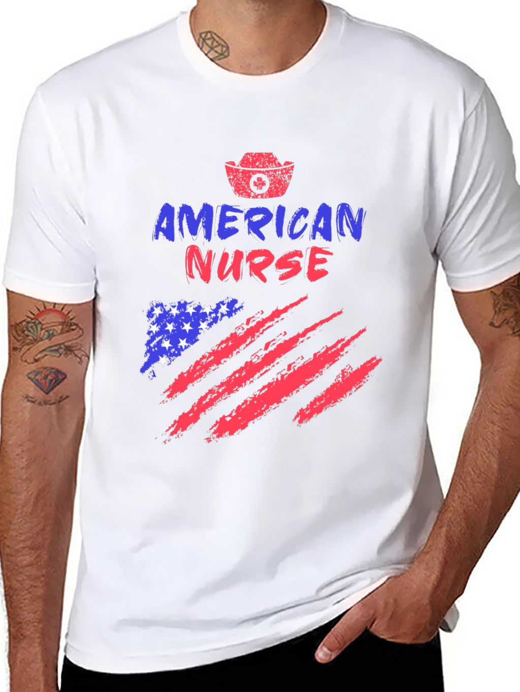 American Nurse Patriotic T-Shirt
