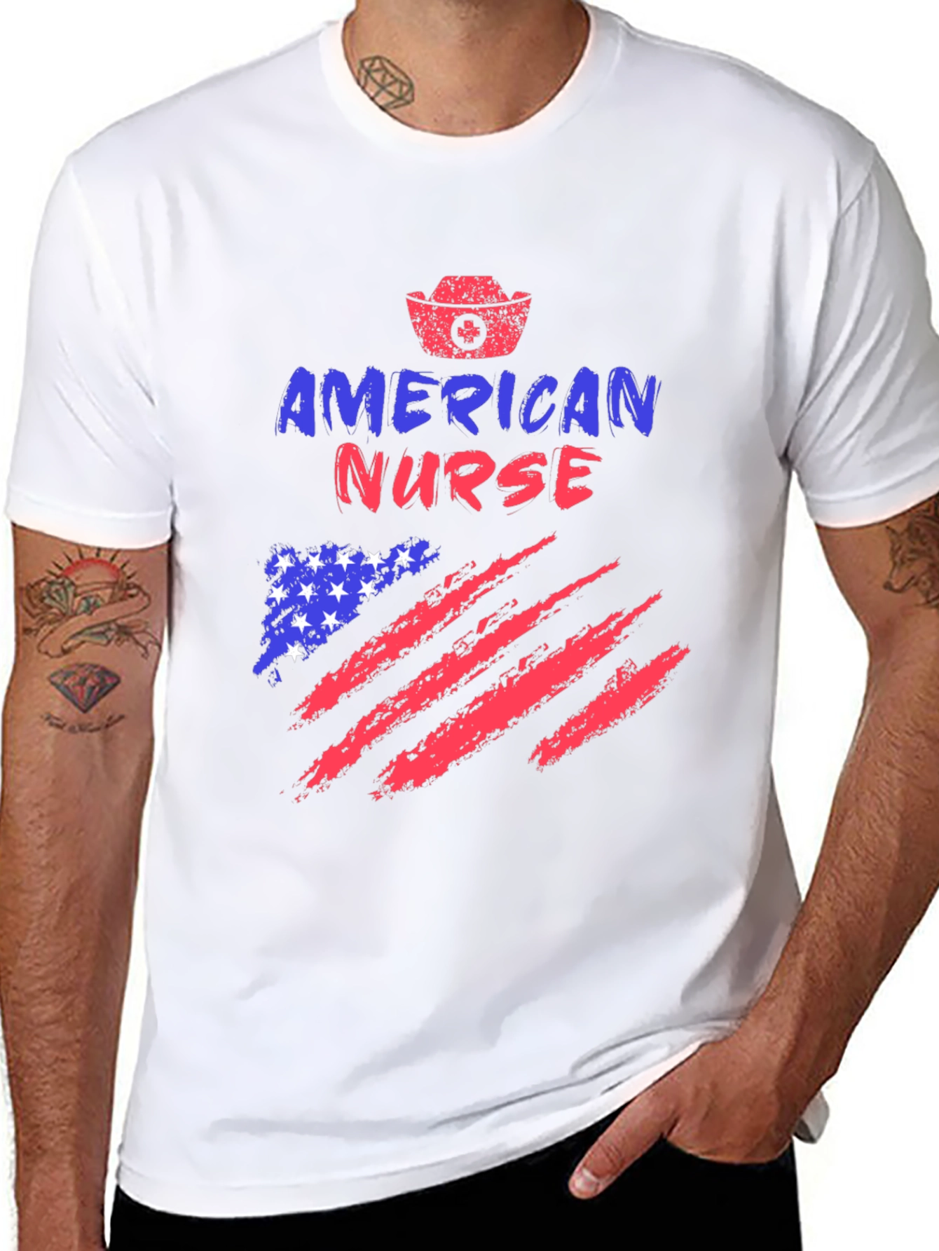 American Nurse Patriotic T-Shirt
