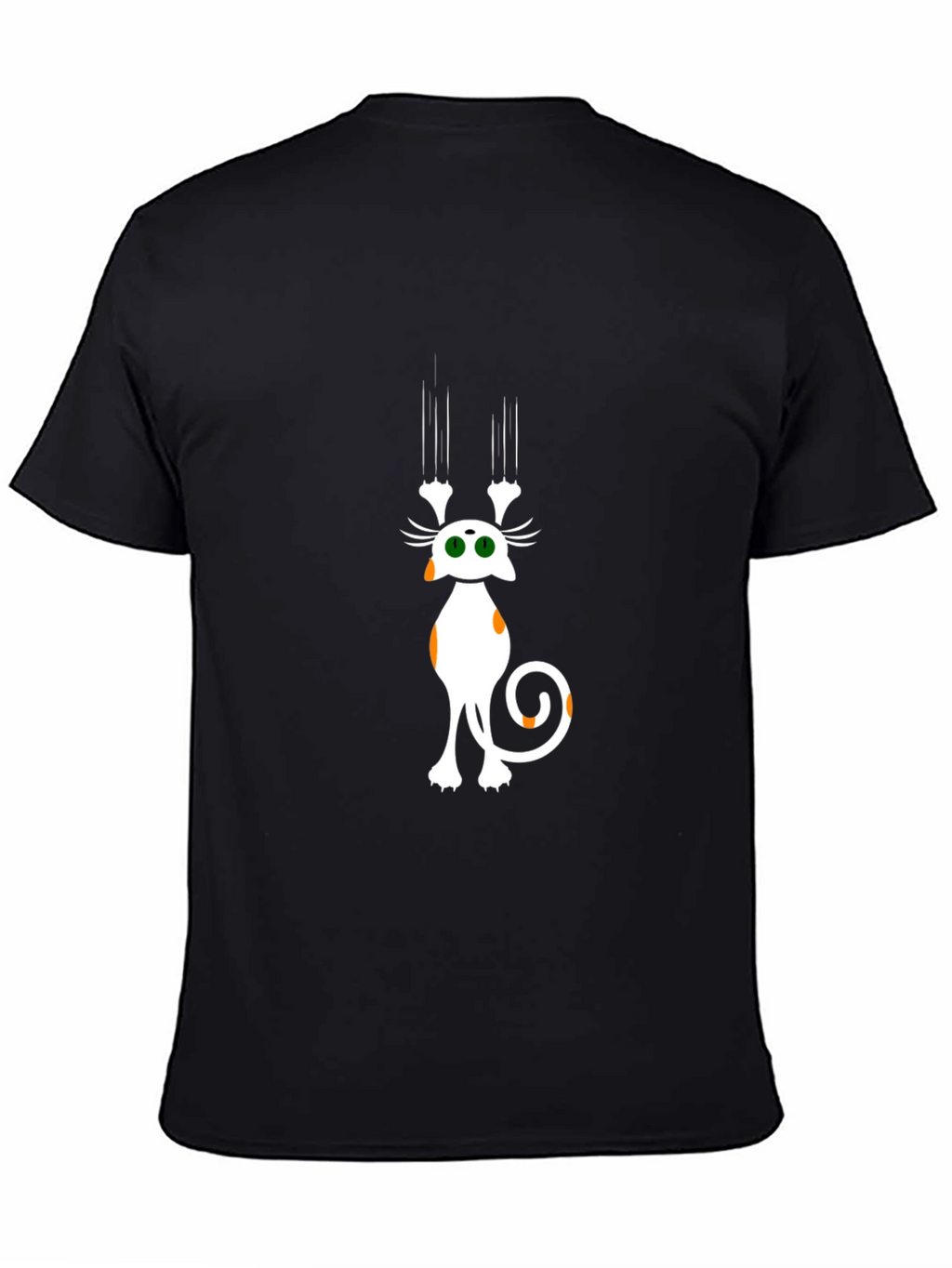 Cat Scratch T-Shirt - Funny Graphic Tee