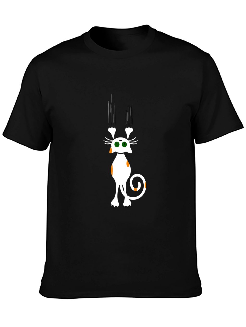 Cat Scratch T-Shirt - Funny Graphic Tee