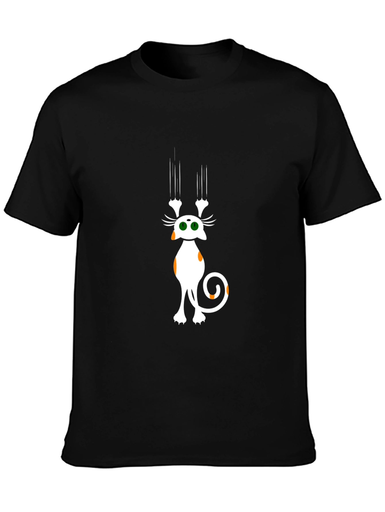 Cat Scratch T-Shirt - Funny Graphic Tee