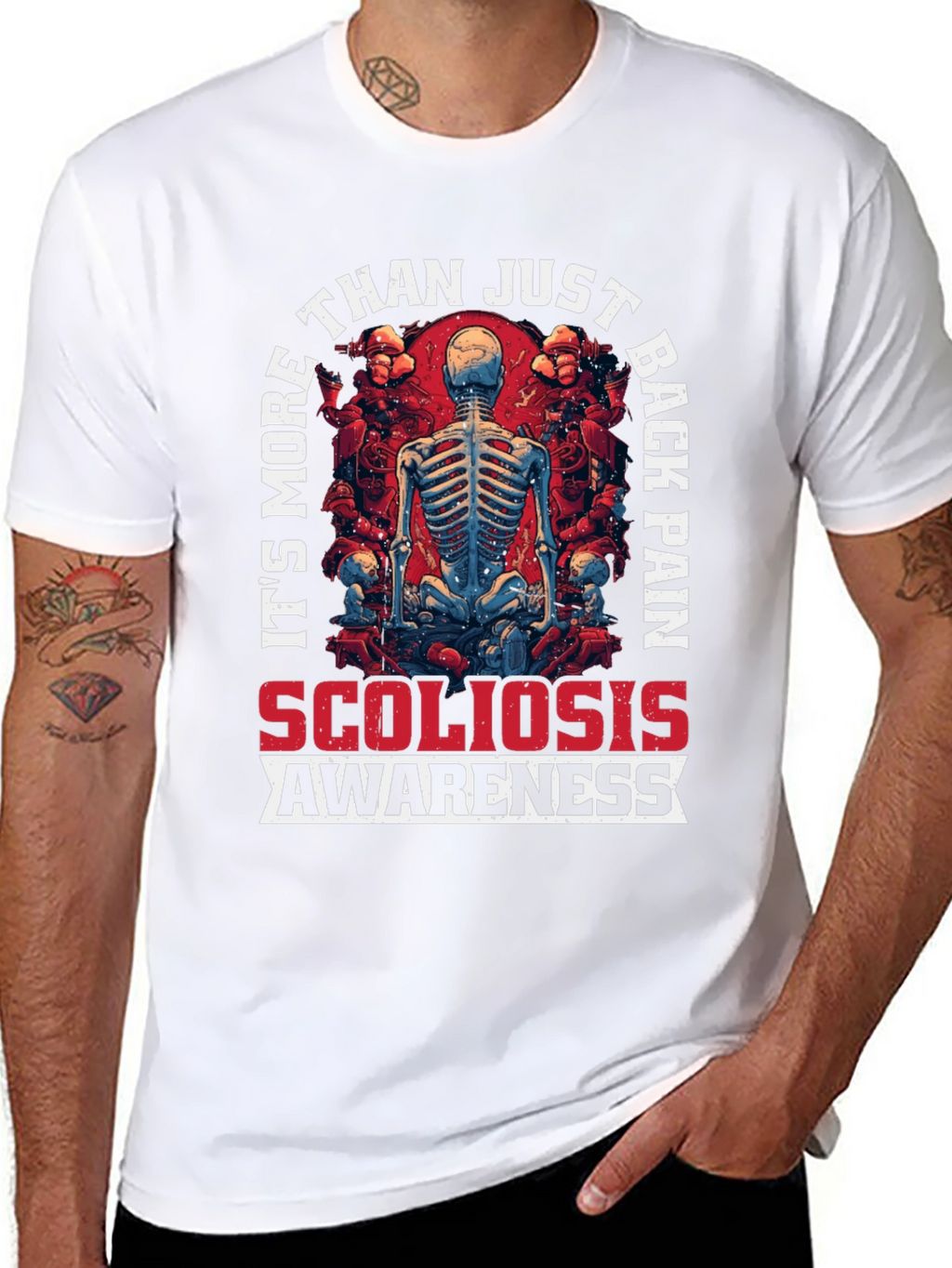 Scoliosis Awareness Graphic T-Shirt