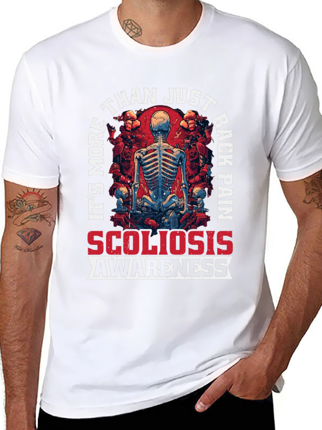 Scoliosis Awareness Graphic T-Shirt