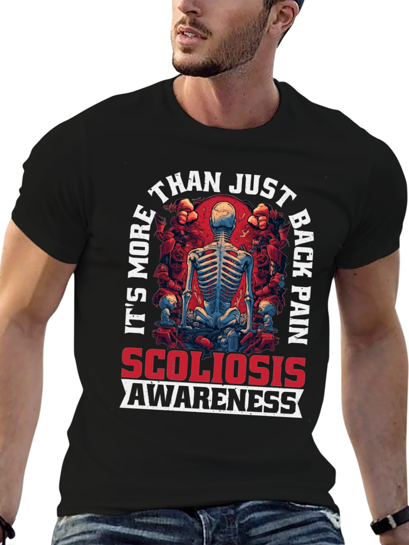 Scoliosis Awareness Graphic T-Shirt