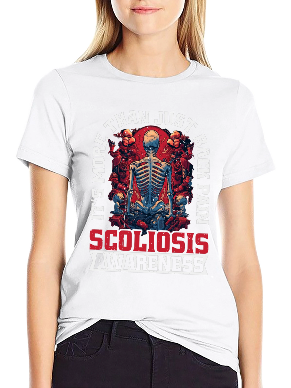 Scoliosis Awareness Graphic T-Shirt