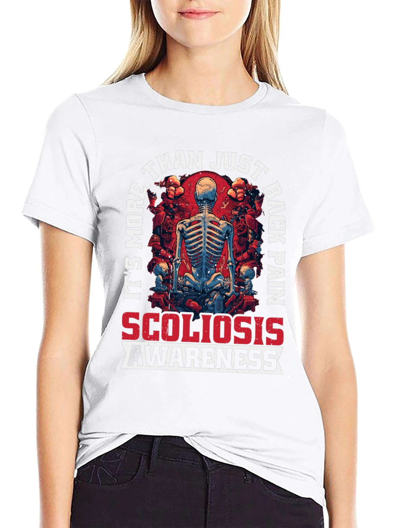 Scoliosis Awareness Graphic T-Shirt