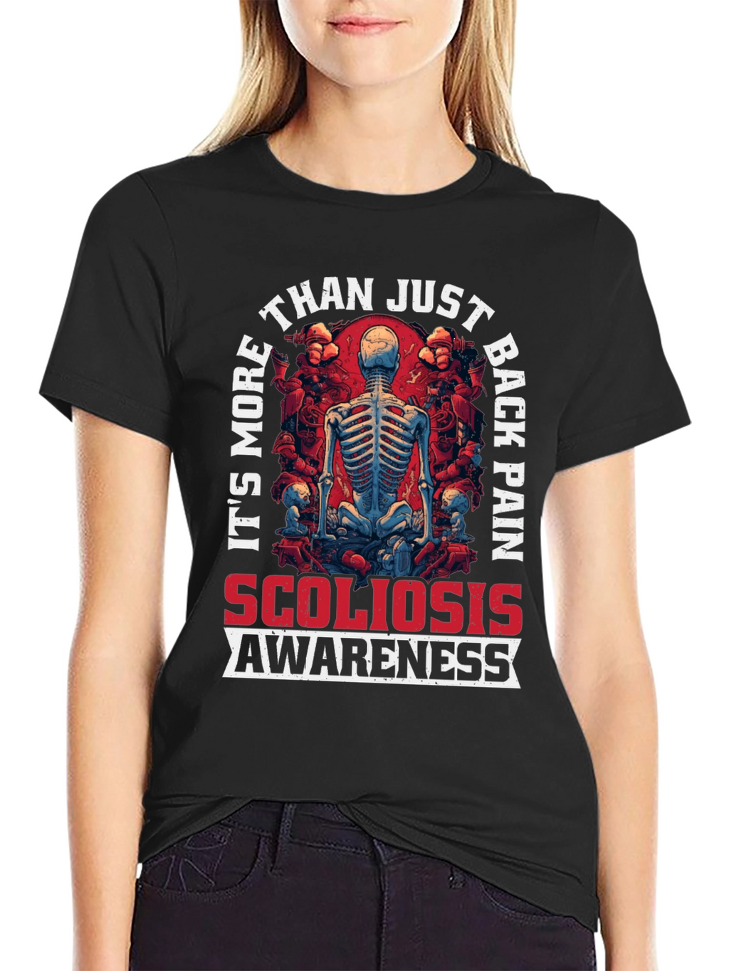 Scoliosis Awareness Graphic T-Shirt