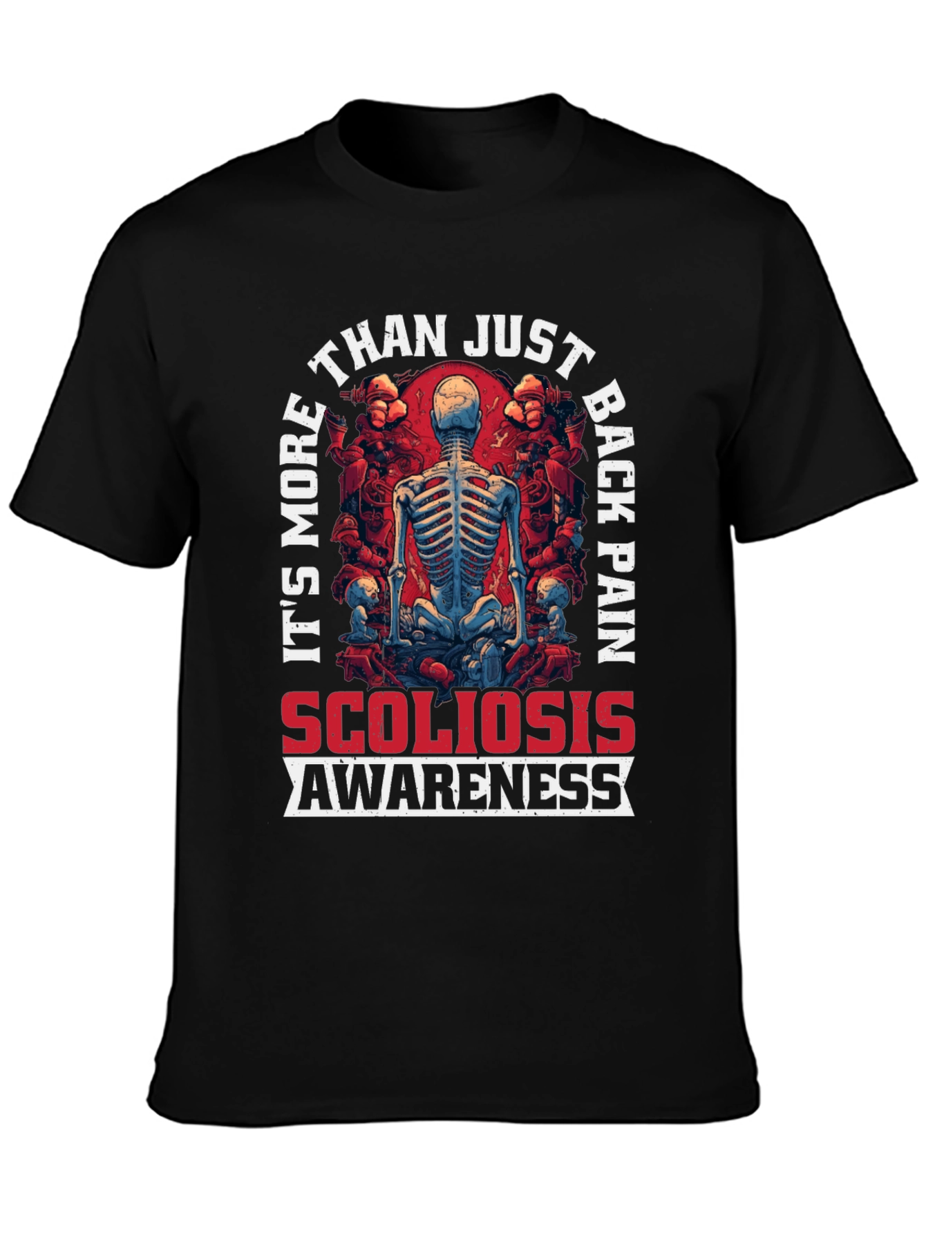 Scoliosis Awareness Graphic T-Shirt